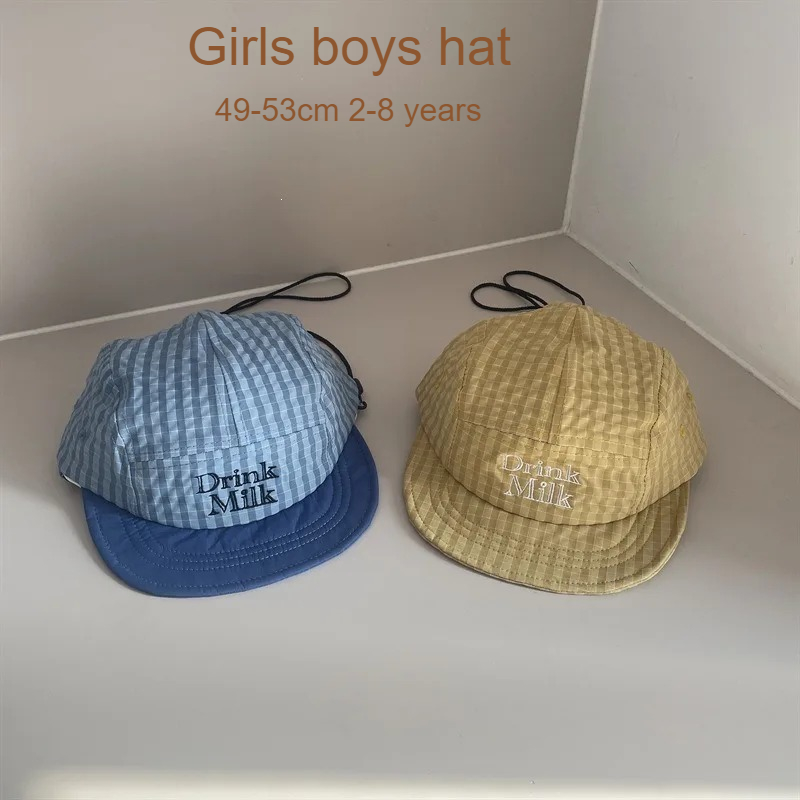 Embroidery Cap - Topi Bisbol Pinggiran Lembut Anak-anak 49-53Cm
