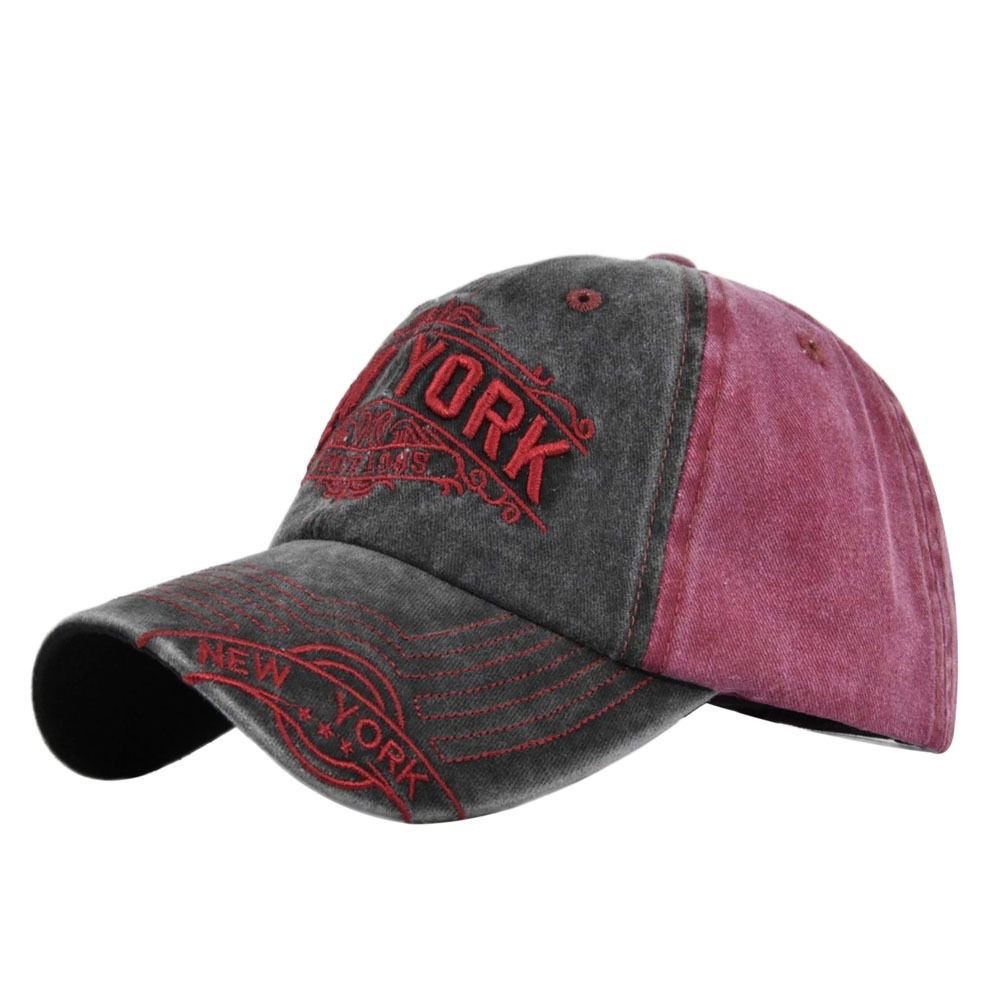 Embroidery York - Topi Baseball Bordir Huruf NEW YORK