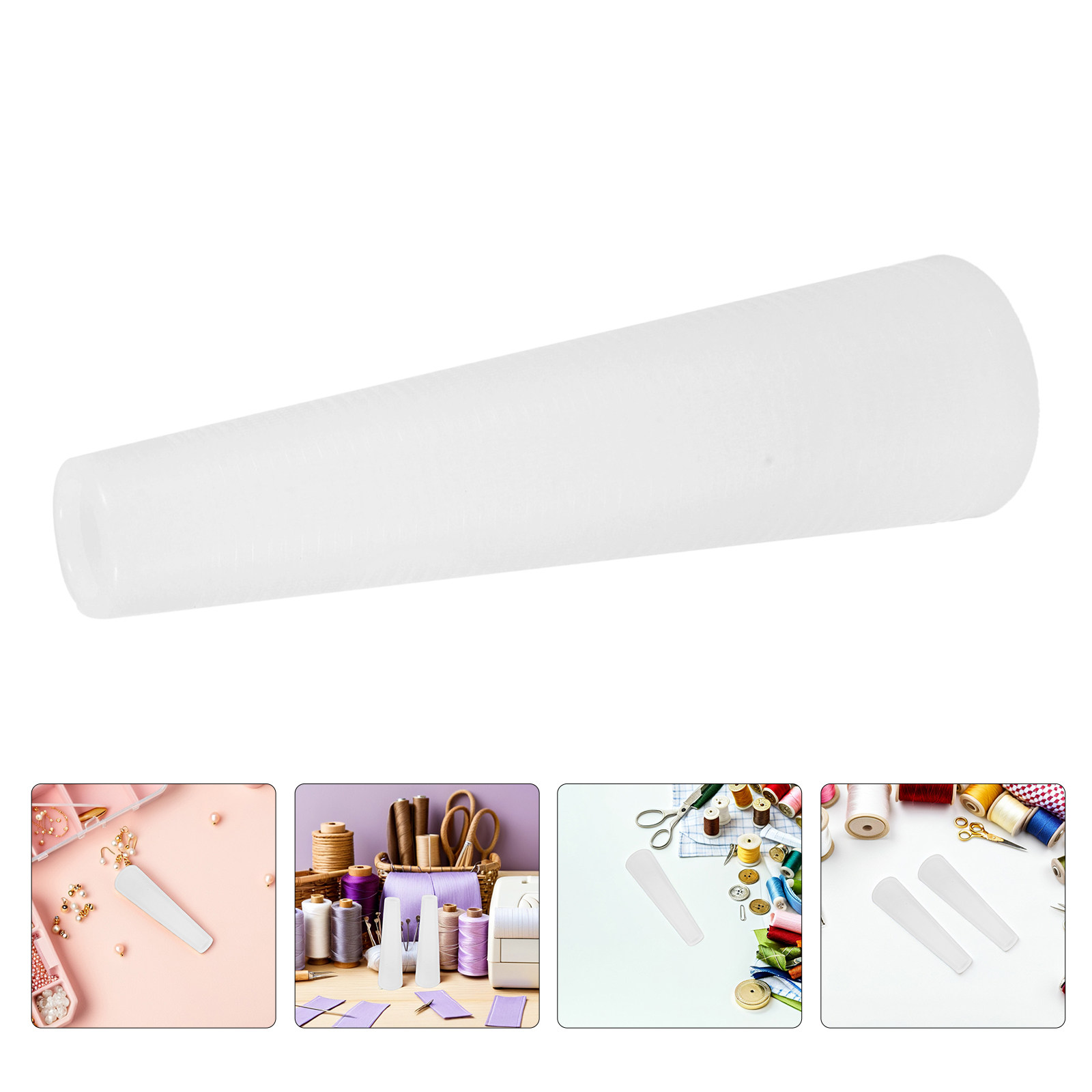 Embroidery Threads - 12Pcs Pemutar Benang Kerucut Plastik Penyangga