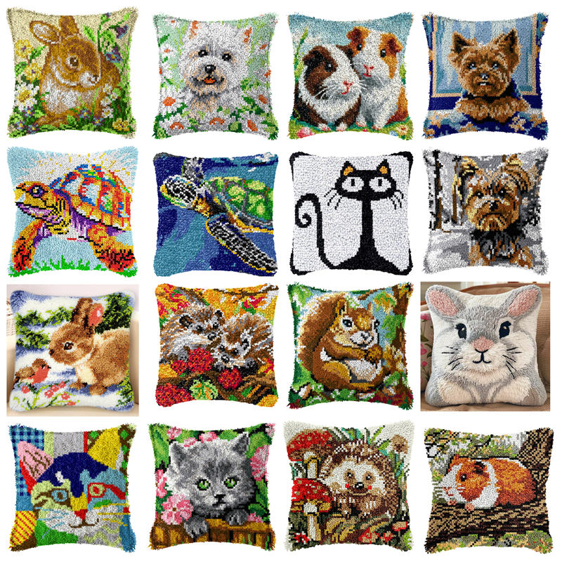 Embroidery Knot - DIY Kit Karpet Kait Kait Kucing
