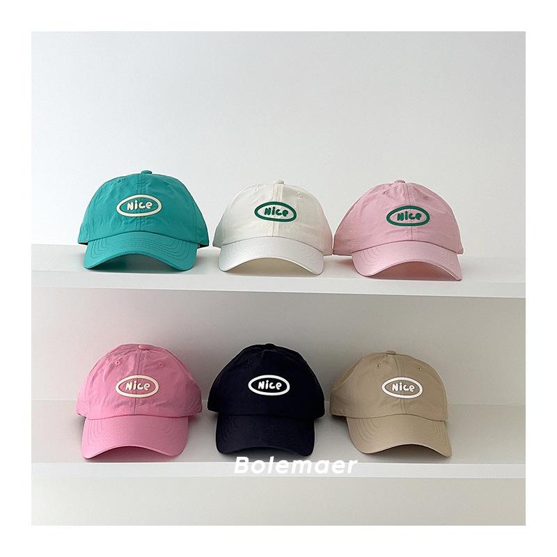 Embroidery Cap - Topi Bisbol Musim Panas Topi Anak