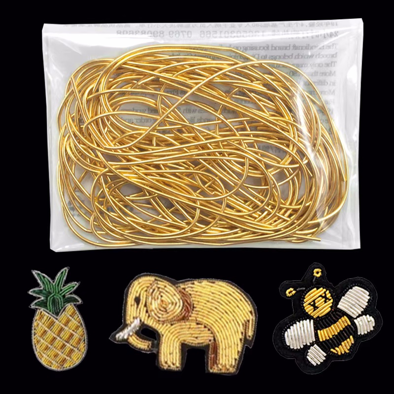 Embroidery Threads - 2.6M 1-1.5Mm Kawat Batangan Gulungan Perancis