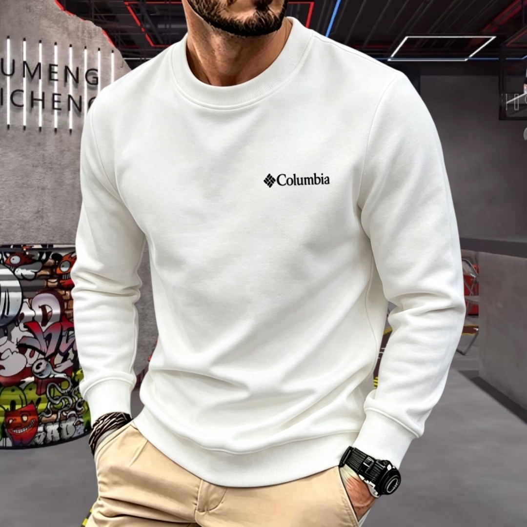 Embroidery Tshirt - Kaos polo lengan panjang pria merek