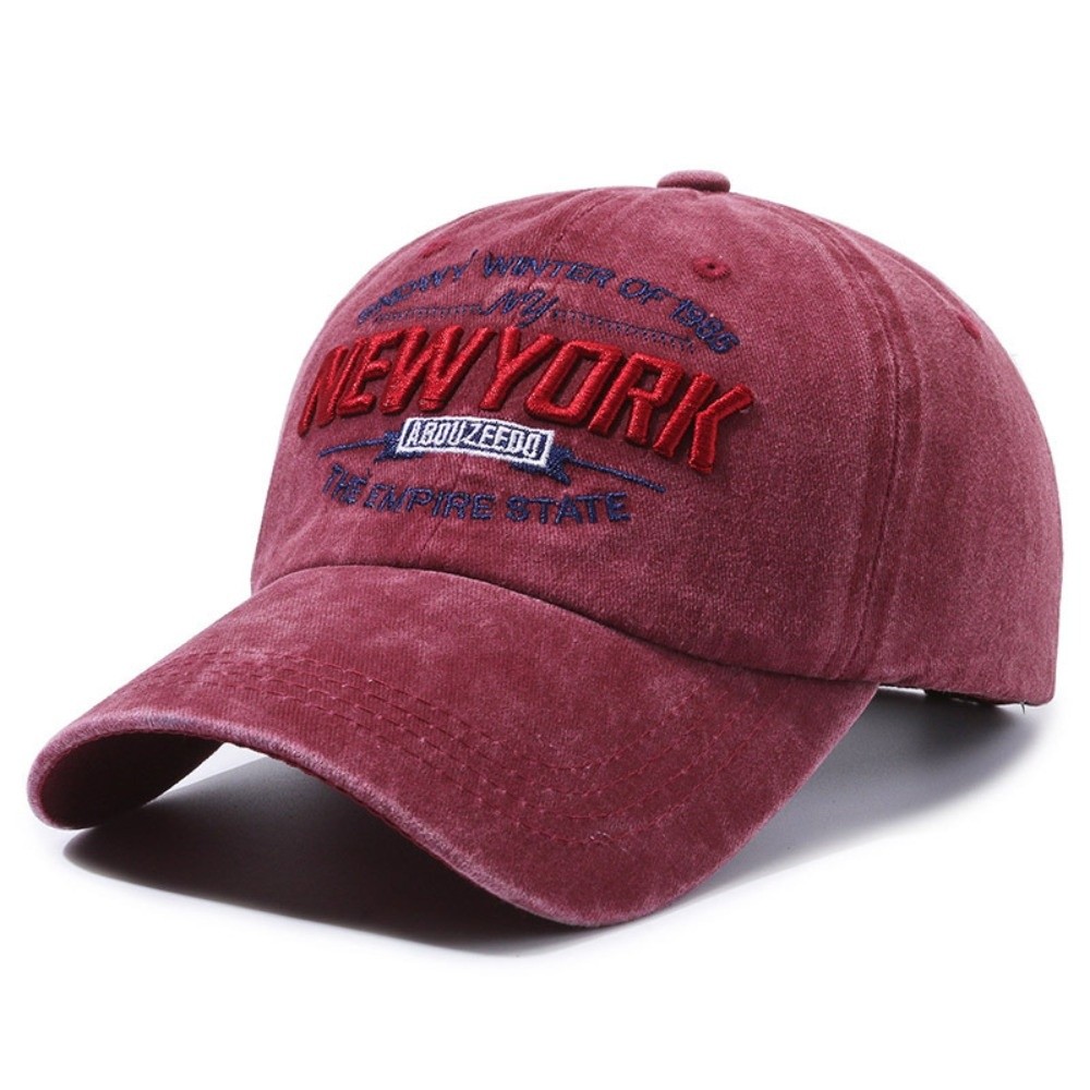 Embroidery York - Topi Baseball Bordir Huruf NEW YORK,