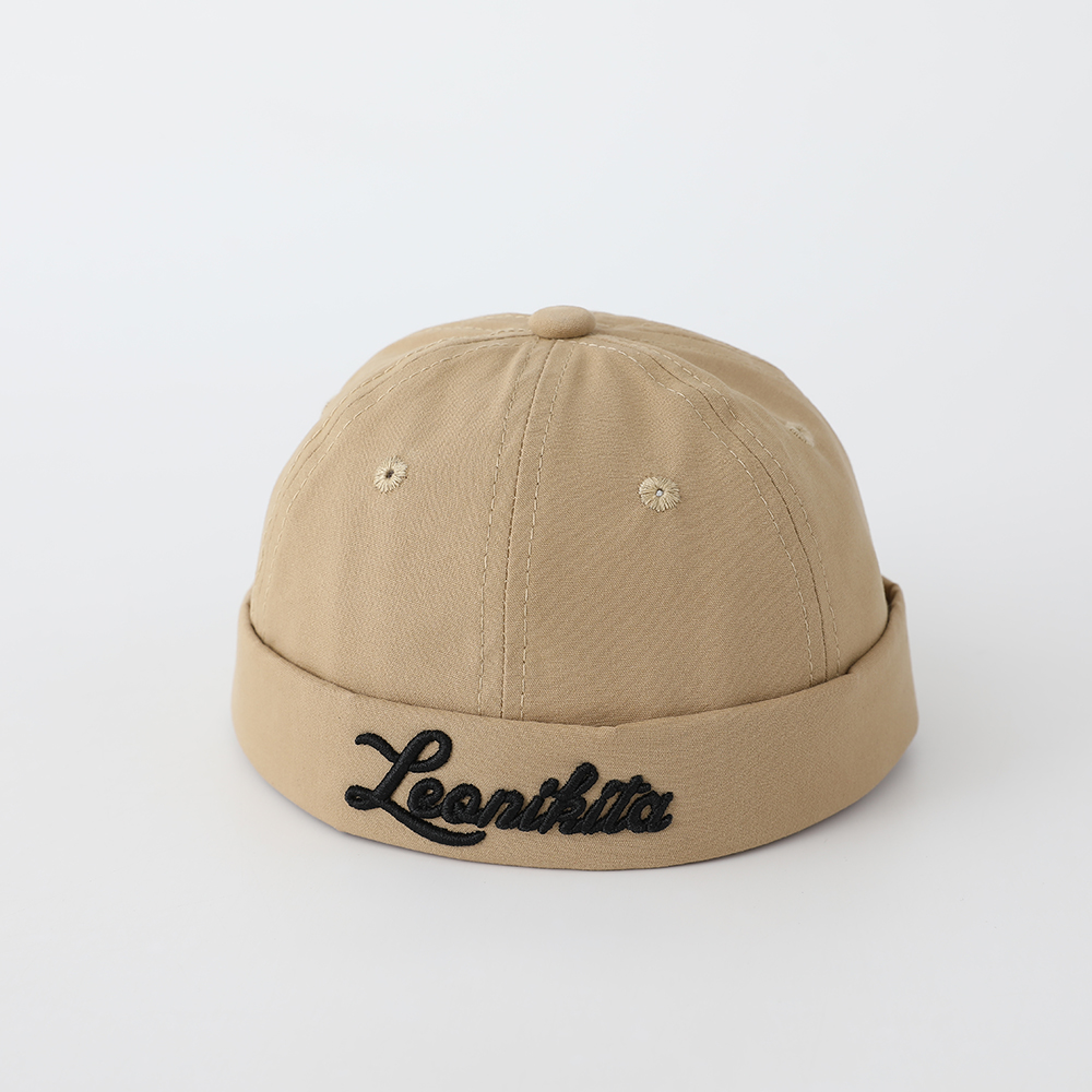 Embroidery Cap - Topi bordir bahasa Inggris tulisan tangan