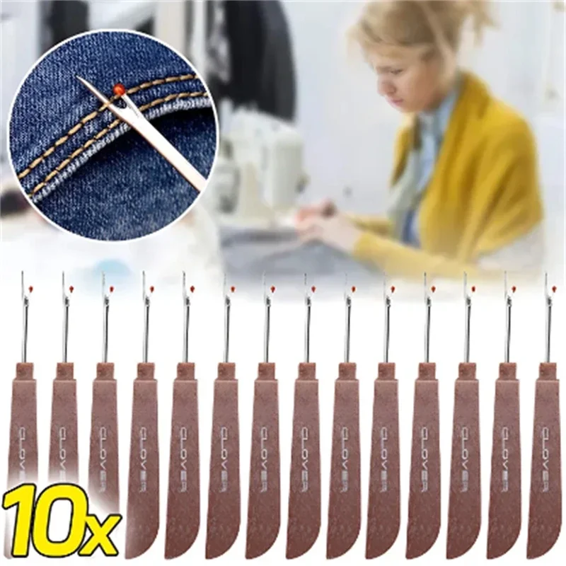 Embroidery Removal - 10/10 buah pemotong benang baja gagang