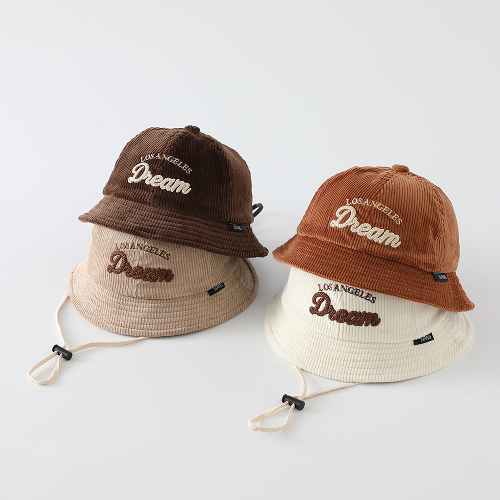 Embroidery Cap - Topi tabir surya warna polos untuk