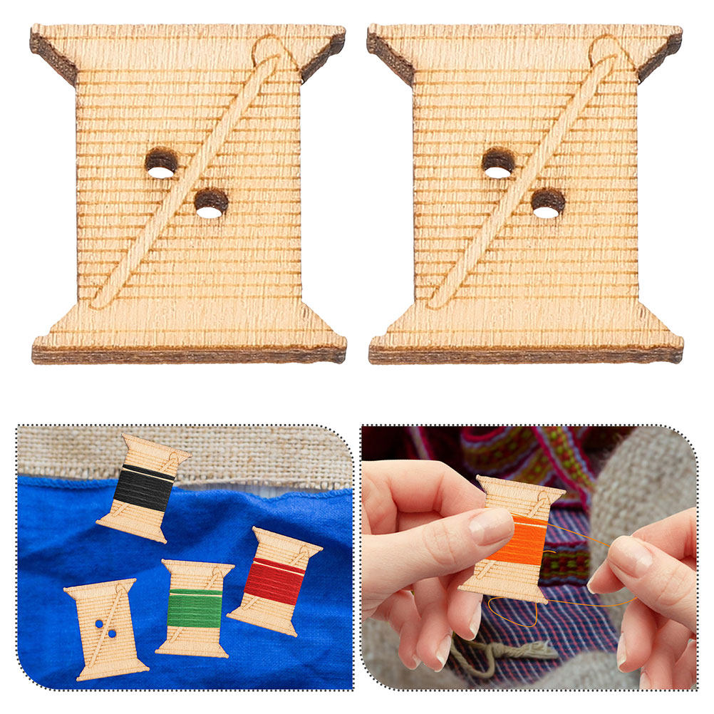 Embroidery Threads - 100 Buah Bobbin Benang Mesin Jahit
