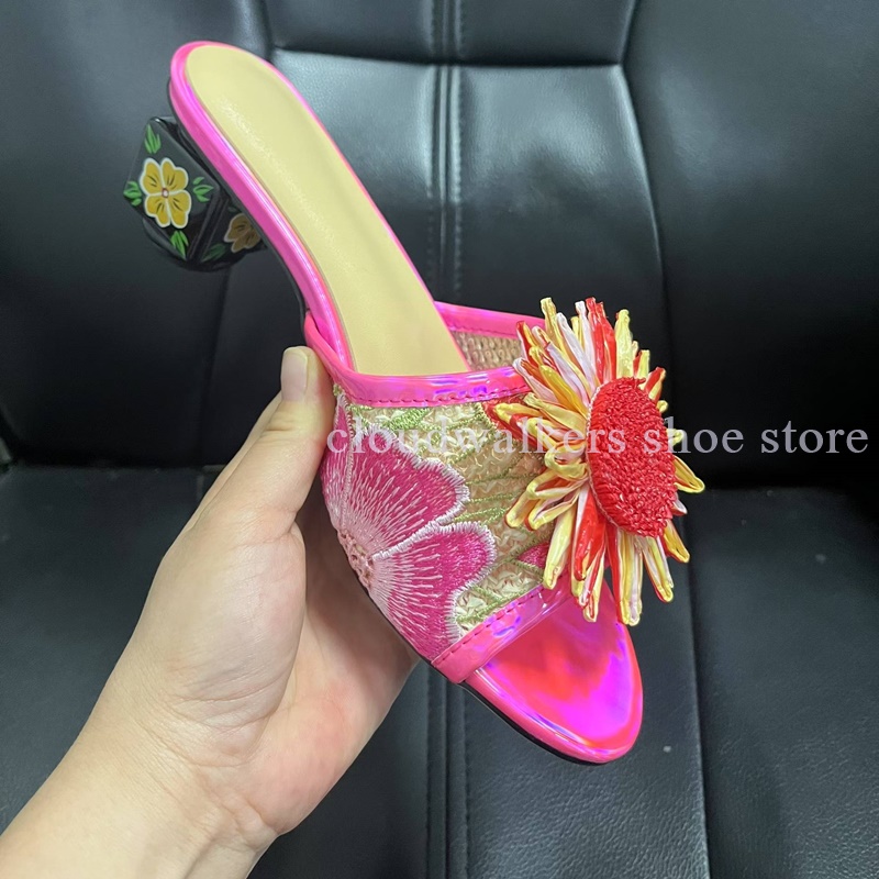 Sendal musim panas dengan hias - Embroidery Designer ulasan dan harga