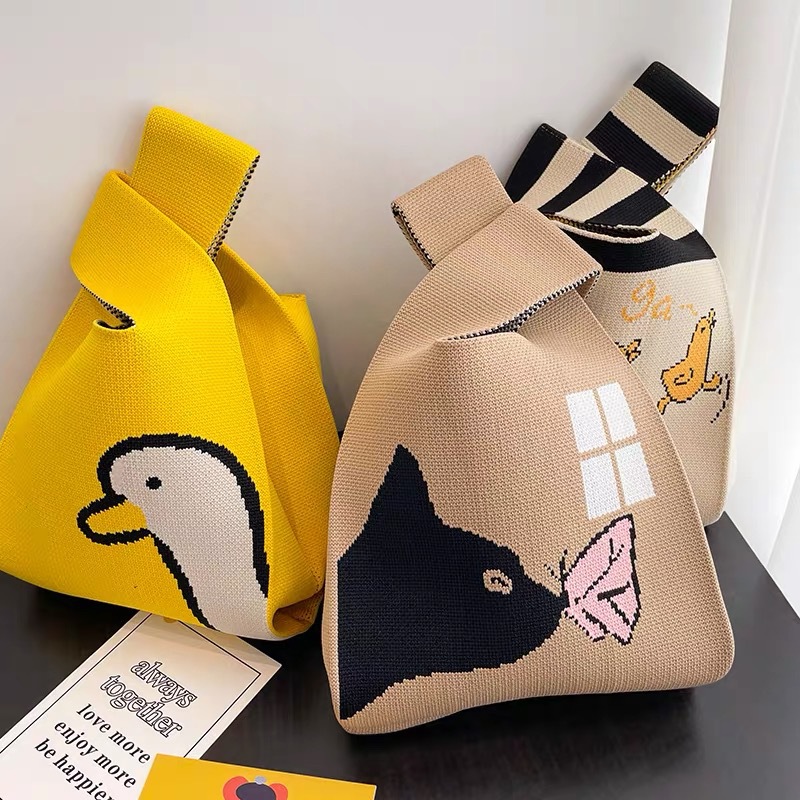 Tas tangan simpul wanita, tas  - Embroidery Knot ulasan dan harga