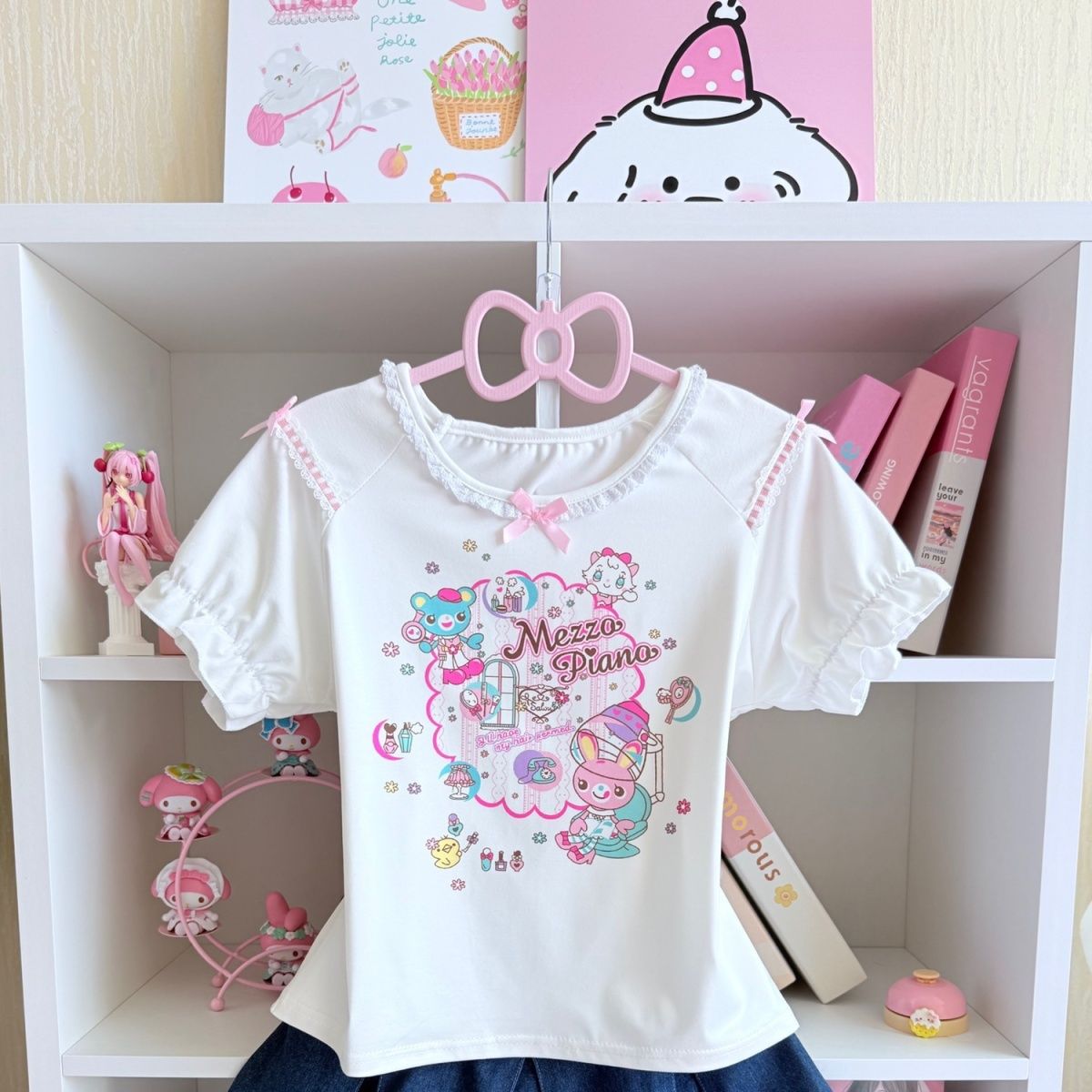 Set Rok Manis Jepang Kaus Leng - Embroidery Tshirt ulasan dan harga