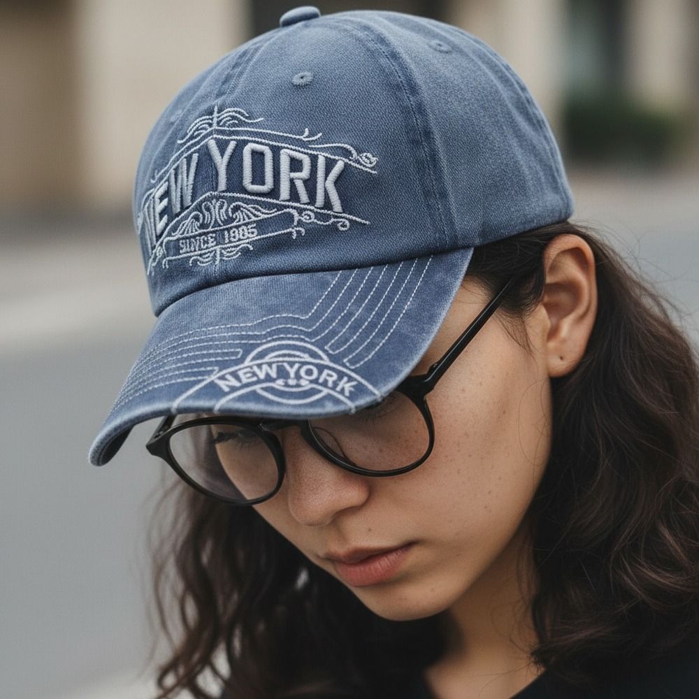 Topi Baseball Bordir Huruf NEW - Embroidery York ulasan dan harga