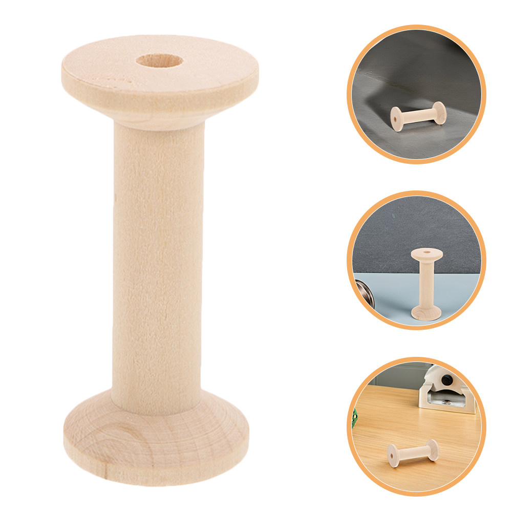 4 buah spool benang kayu koson - Embroidery Threads ulasan dan harga