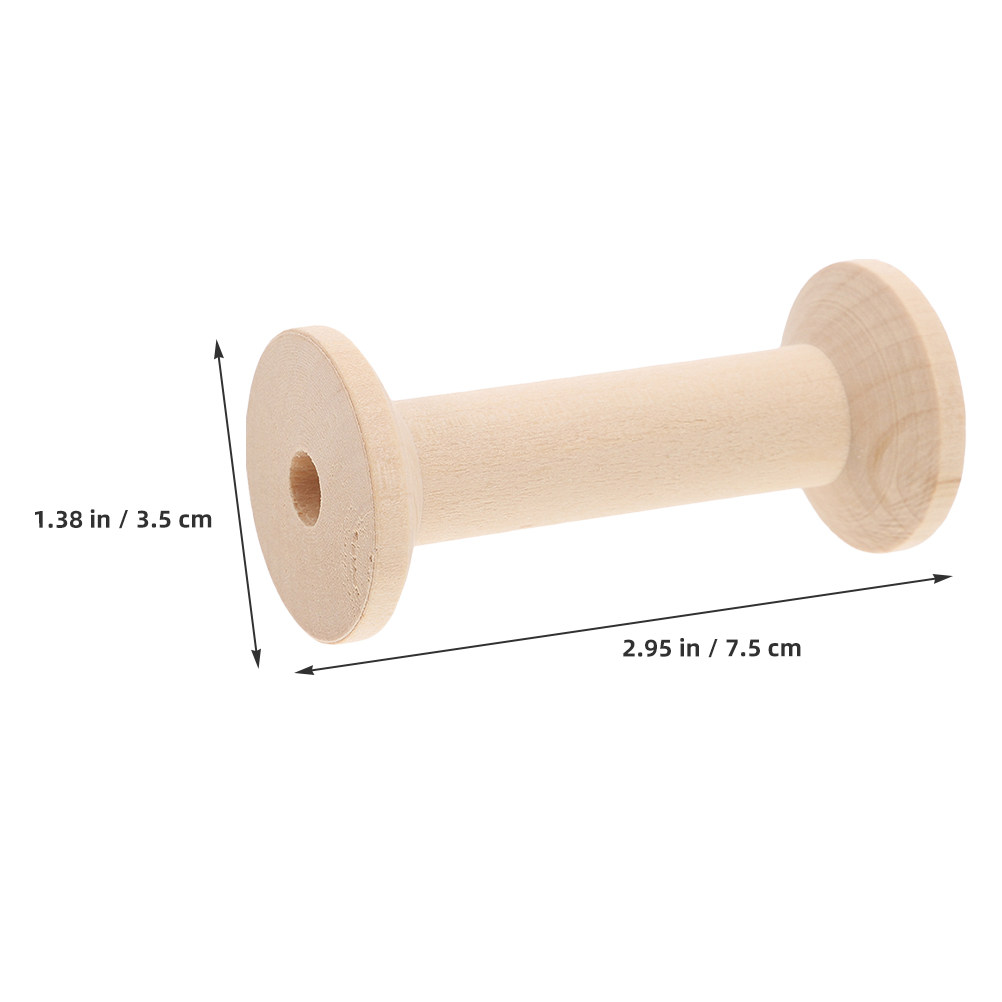 4 buah spool benang kayu koson - Embroidery Threads ulasan dan harga