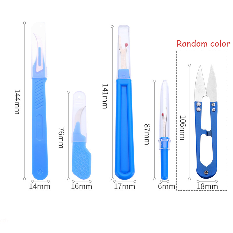 5 Buah Kit Ripper Jahit Biru d - Embroidery Threads ulasan dan harga