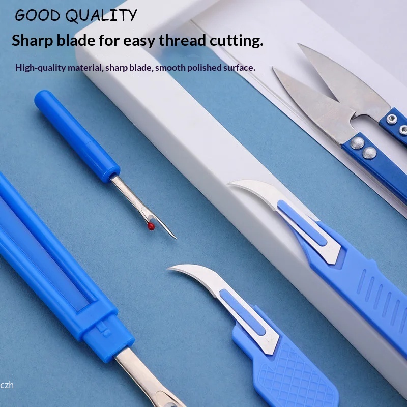 5 Buah Kit Ripper Jahit Biru d - Embroidery Threads ulasan dan harga