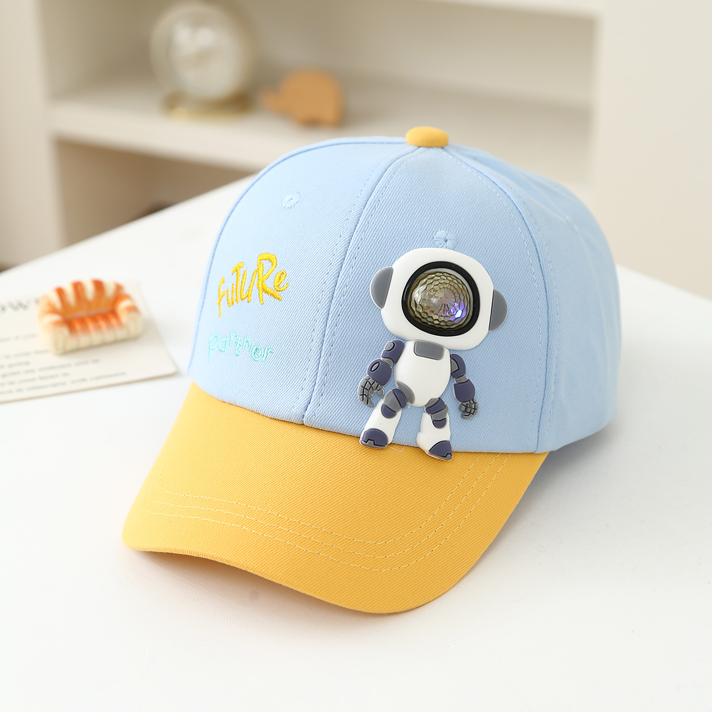 Boneka Robot Karet Lembut Anak - Embroidery Cap ulasan dan harga