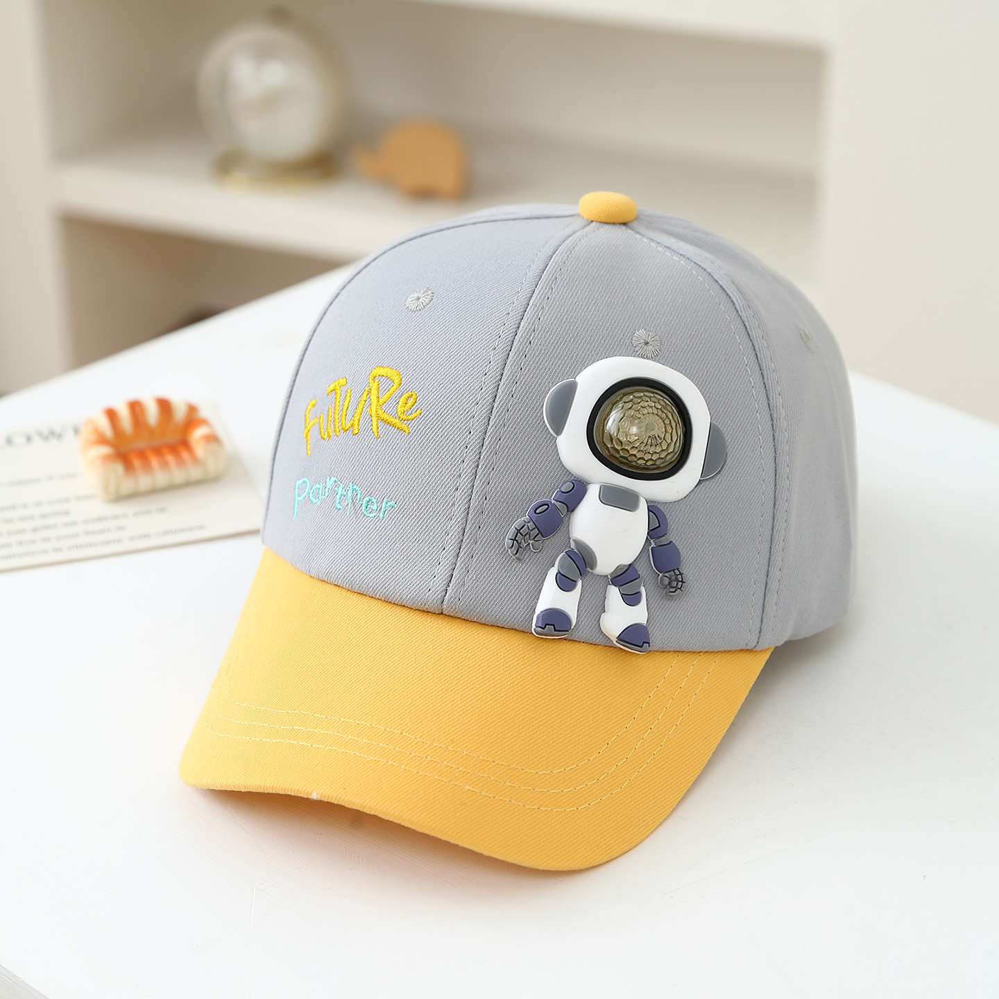 Boneka Robot Karet Lembut Anak - Embroidery Cap ulasan dan harga