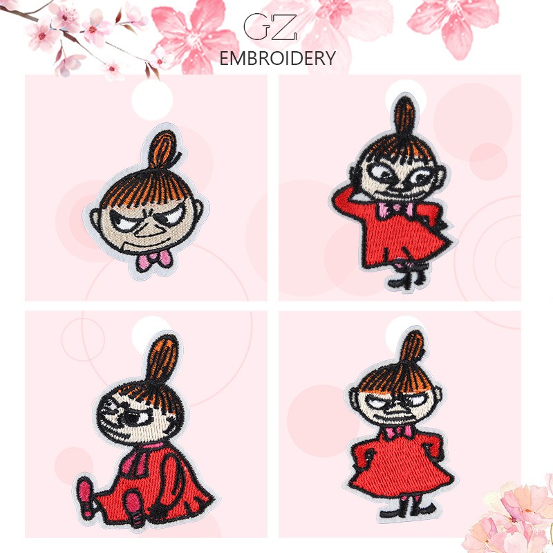 Patch Bordir Kartun Moomin Luc - Embroidery Cloth ulasan dan harga