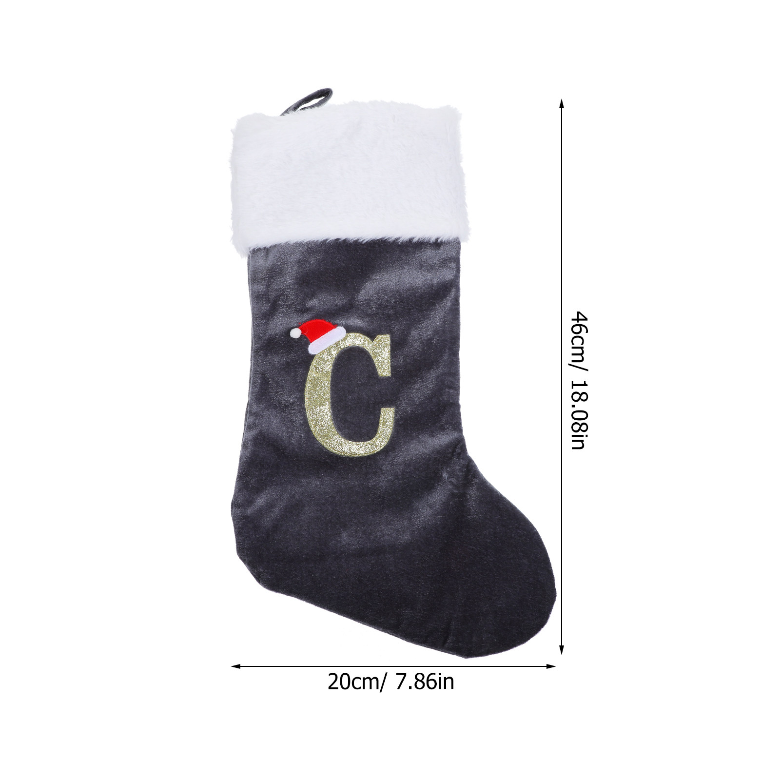 Kaus Kaki Natal Bordir Kartun, - Embroidery Xmas Stocking ulasan dan harga