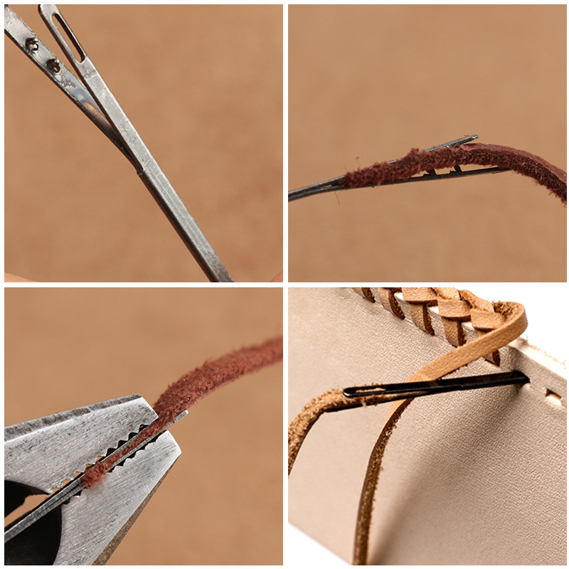 Jarum benang kulit tali kulit  - Embroidery Knot ulasan dan harga