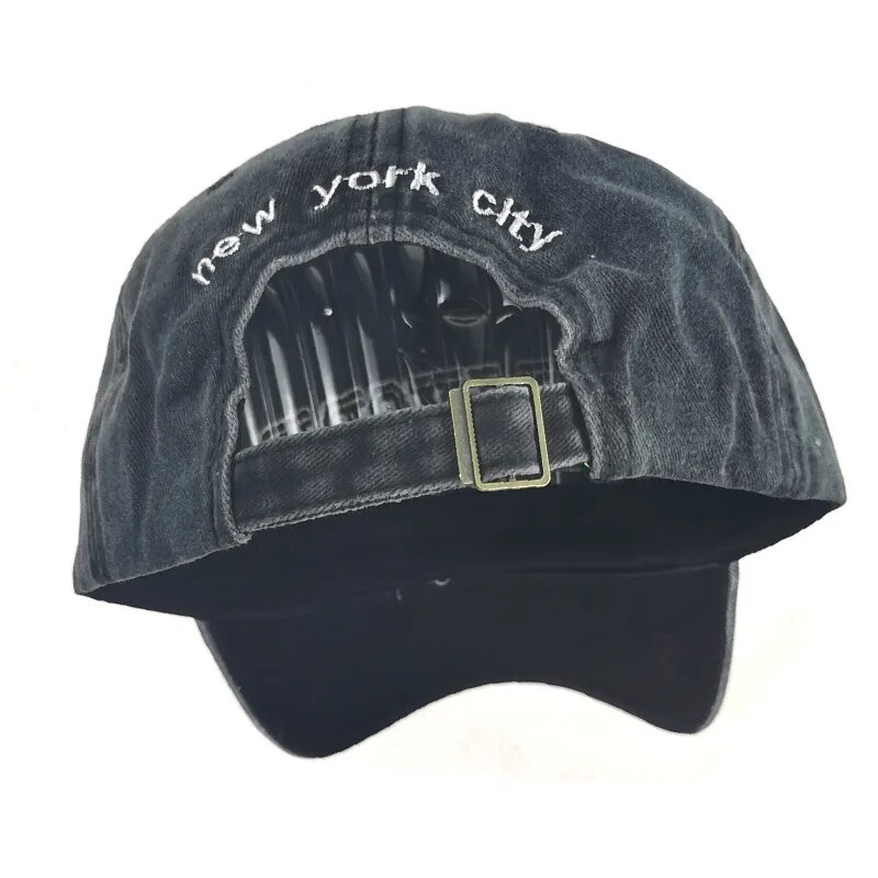 Topi bisbol dicuci kain Musim  - Embroidery York ulasan dan harga