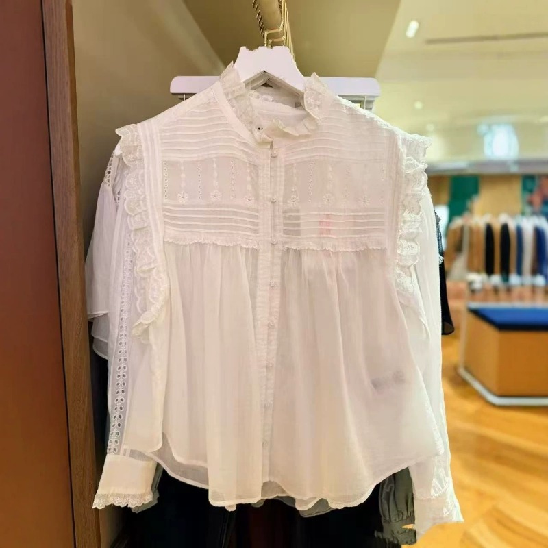 Blus Wanita Tanpa Lengan denga - Embroidery Eyelet ulasan dan harga