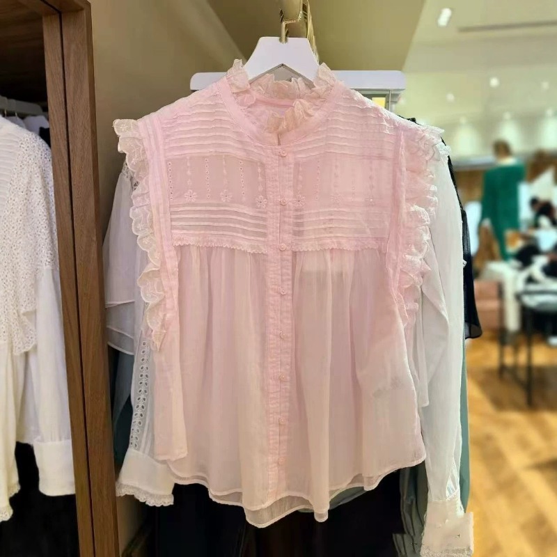 Blus Wanita Tanpa Lengan denga - Embroidery Eyelet ulasan dan harga