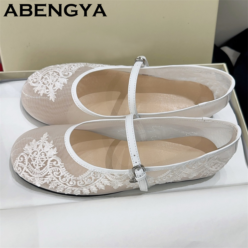 Sepatu Flat Bordir Renda untuk - Embroidery Designer ulasan dan harga