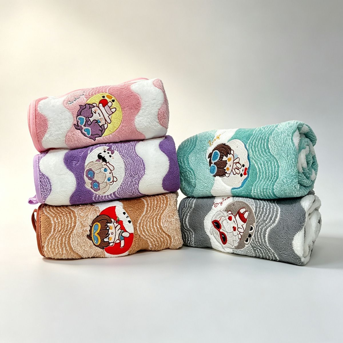 Handuk Tangan Anime Love and D - Embroidery Threads ulasan dan harga