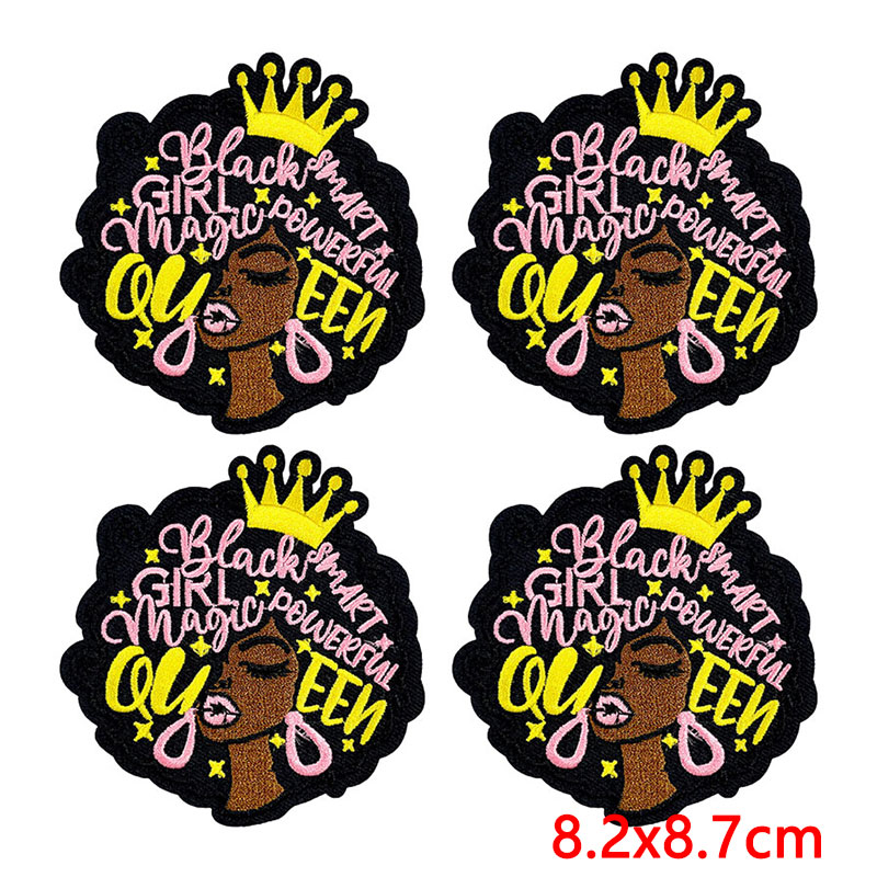 10PCS/Lot Patch Bordir Wanita  - Embroidery On Black Shirt ulasan dan harga