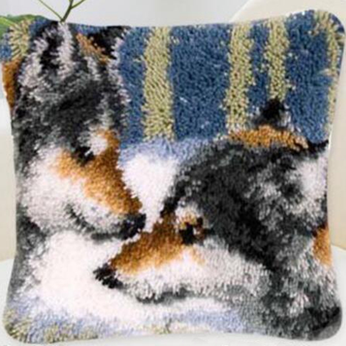 Kit Kait Kait Pola Serigala He - Embroidery Knot ulasan dan harga