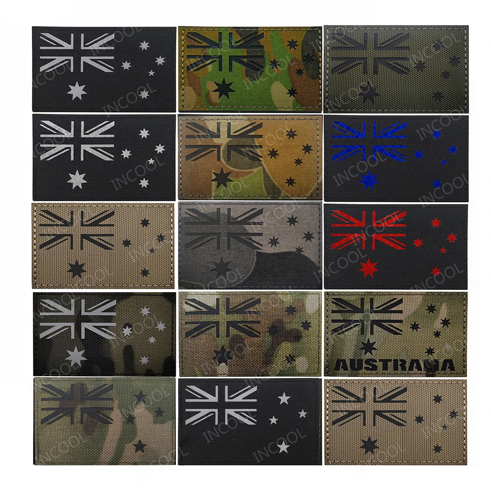 Bendera Australia IR Patch ref - Embroidery In Australia ulasan dan harga