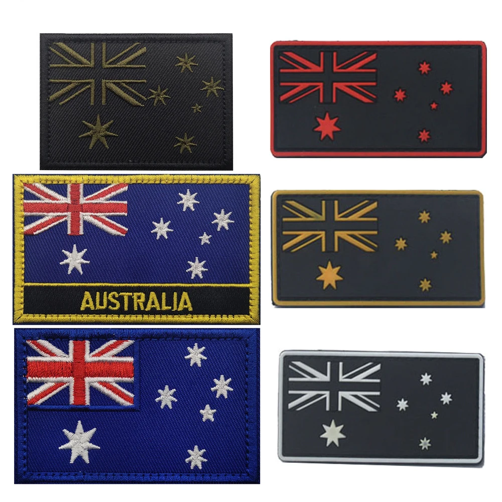 Bendera Australia IR Patch ref - Embroidery In Australia ulasan dan harga