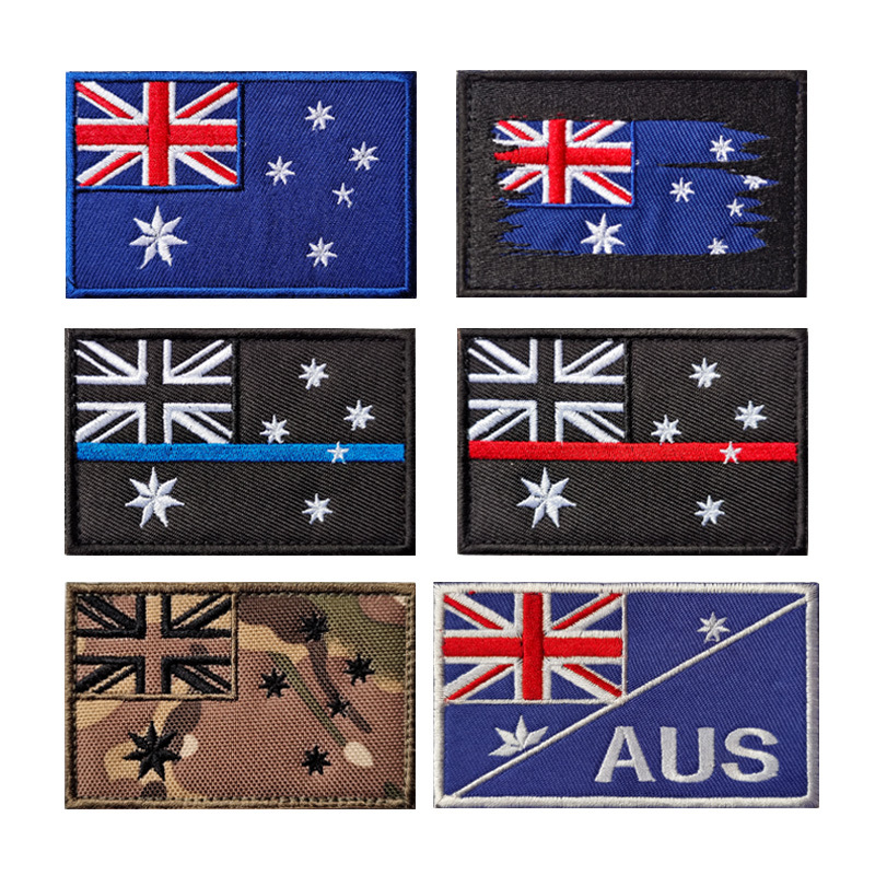 Bendera Australia IR Patch ref - Embroidery In Australia ulasan dan harga
