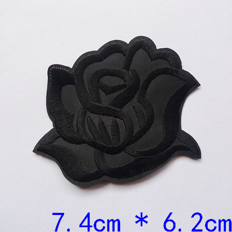 10 Buah Hitam Kupu-kupu Besi P - Embroidery On Black Shirt ulasan dan harga