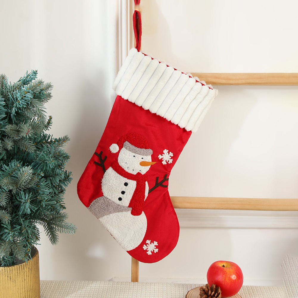 Kantong Natal Bordir Gantung y - Embroidery Xmas Stocking ulasan dan harga