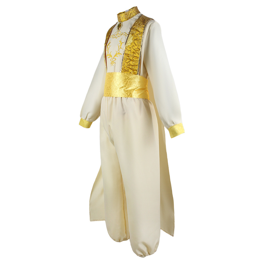 Kostum Cosplay Aladdin Dewasa  - Embroidery Gold ulasan dan harga