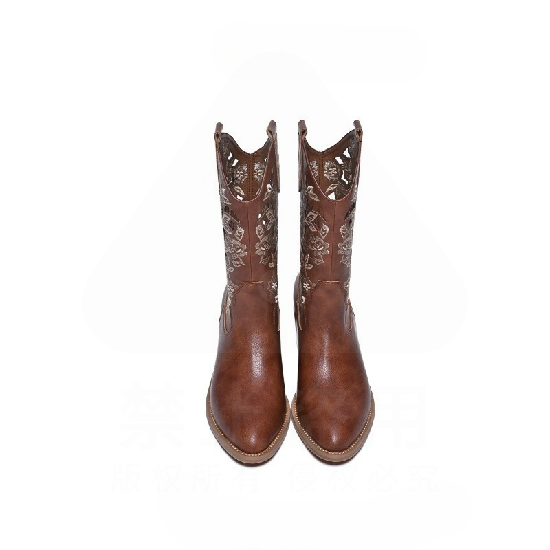 Sepatu Wanita Retro Sepatu Bot - Embroidery Designer ulasan dan harga