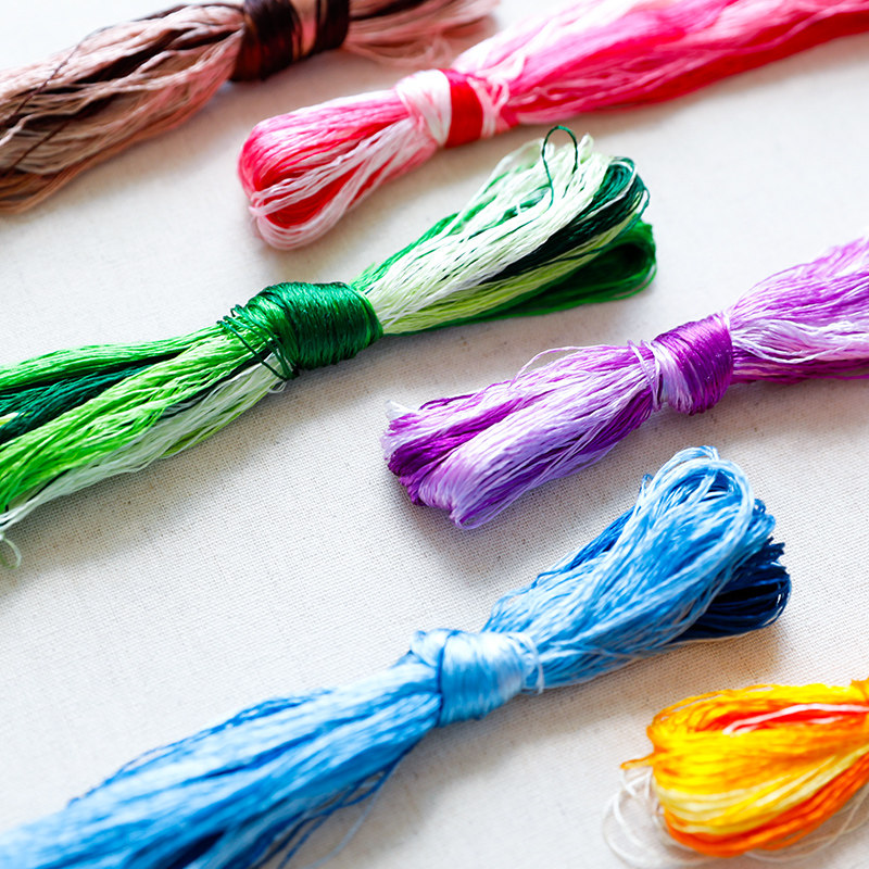 Benang Sutra Bordir Suzhou 20m - Embroidery Yarns ulasan dan harga