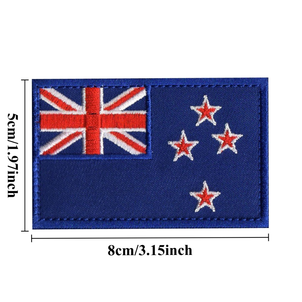 8*5cm Bendera Selandia Baru Au - Embroidery In Australia ulasan dan harga