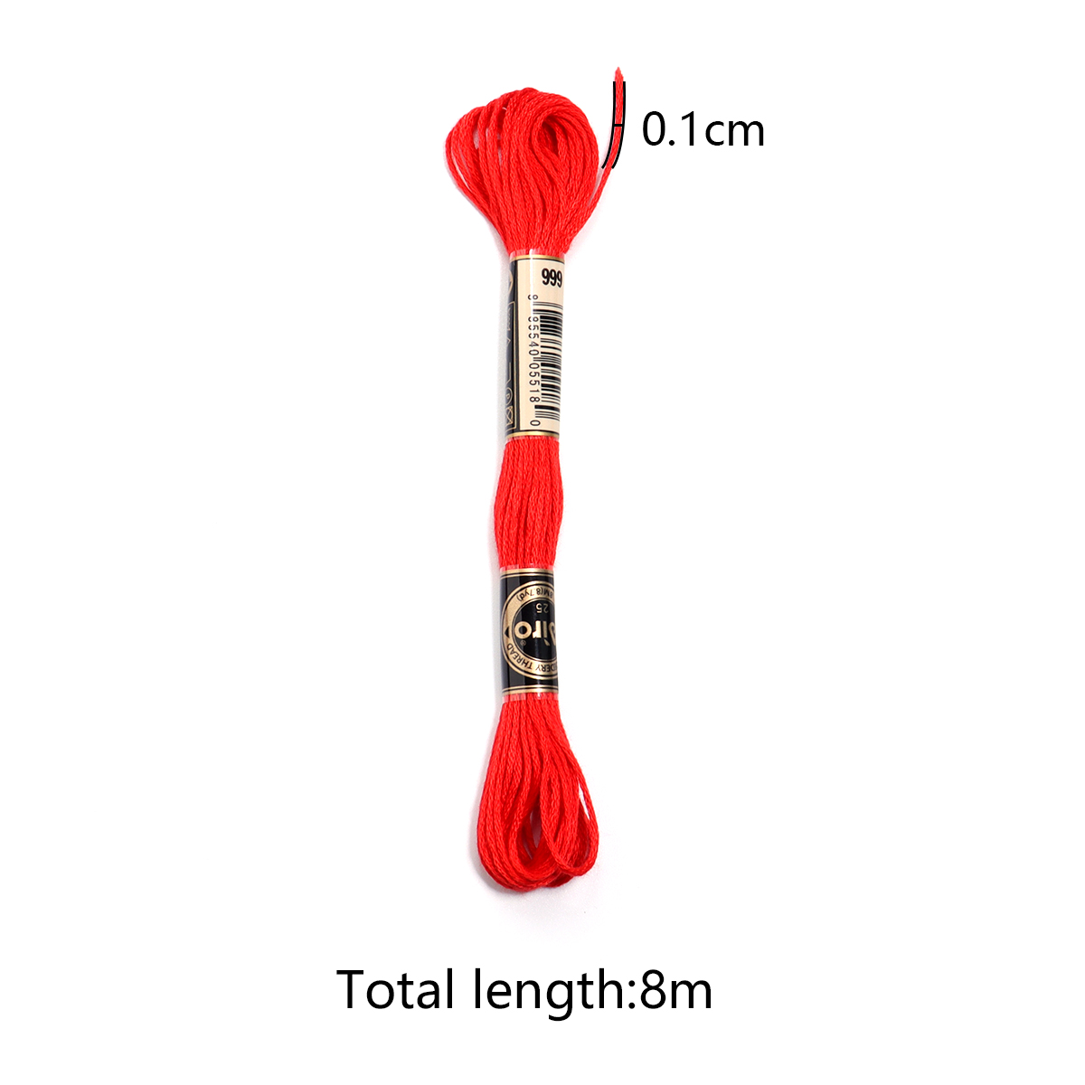 6Pcs/Lot Benang Bordir Poliest - Embroidery Threads ulasan dan harga