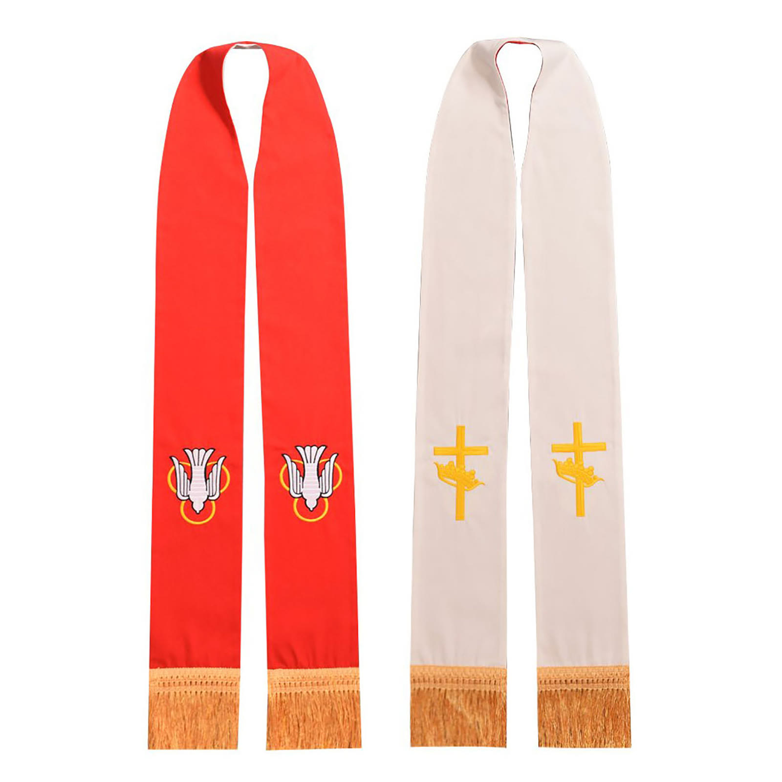 Stola Pendeta Bolak-Balik Dua  - Embroidery Gold ulasan dan harga