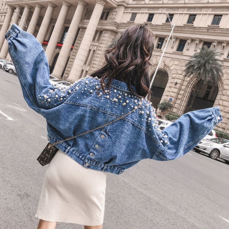 Jaket Denim Wanita Bling 2026  - Embroidery Vest ulasan dan harga