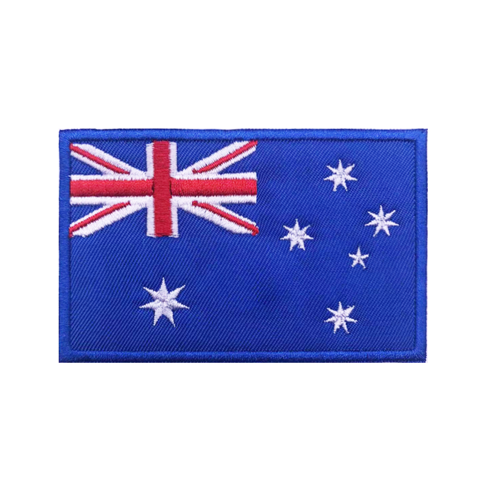 Bendera Australia Patch Austra - Embroidery In Australia ulasan dan harga