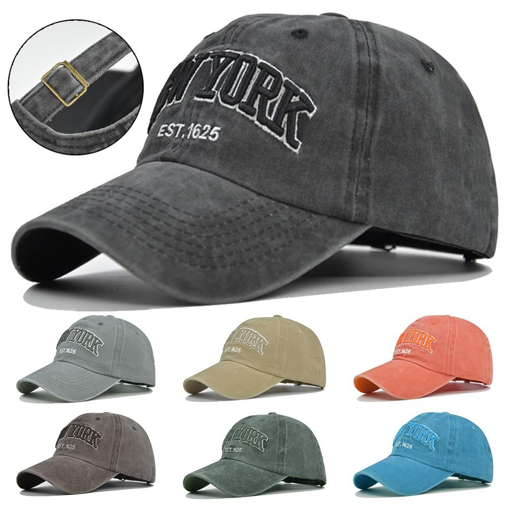 Topi Baseball Vintage Pria Wan - Embroidery York ulasan dan harga