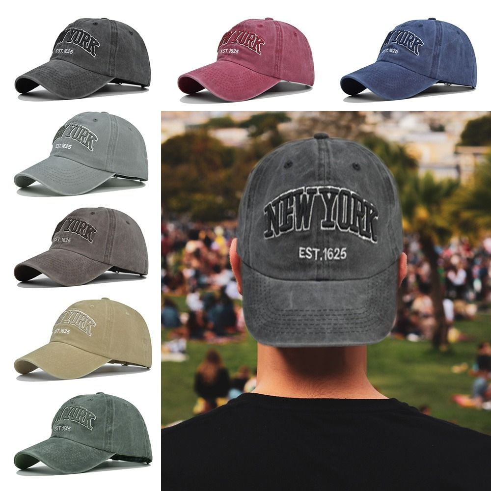 Topi Baseball Vintage Pria Wan - Embroidery York ulasan dan harga