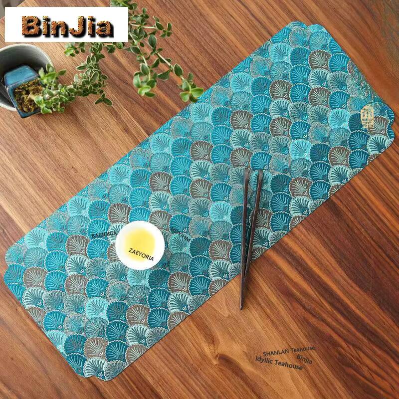 Alas Meja Teh dari Kain Busa K - Embroidery Cloth ulasan dan harga