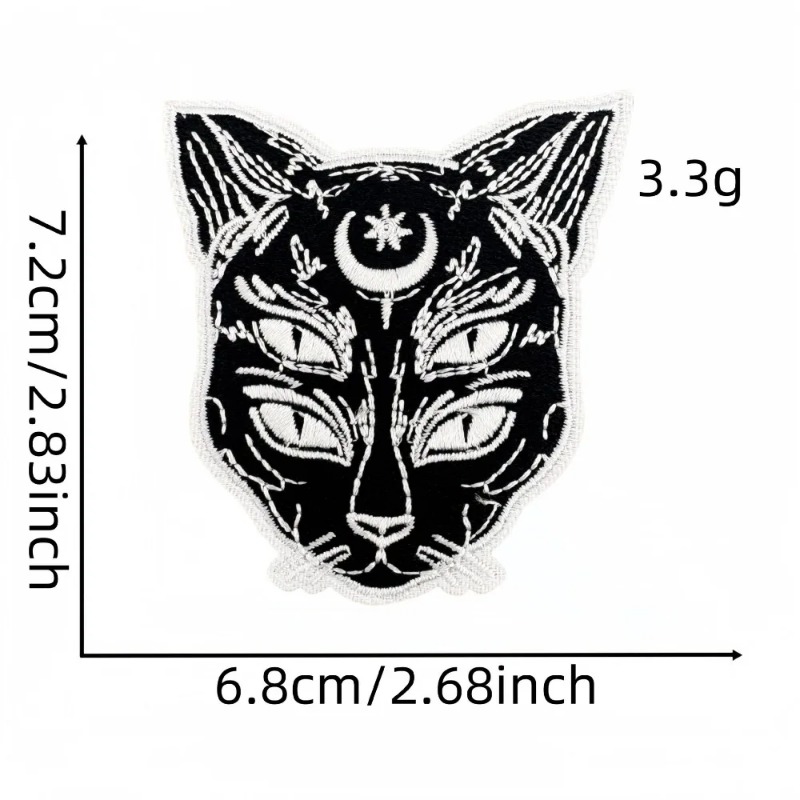 Patch Bordir Tempel Setrika Bl - Embroidery On Black Shirt ulasan dan harga