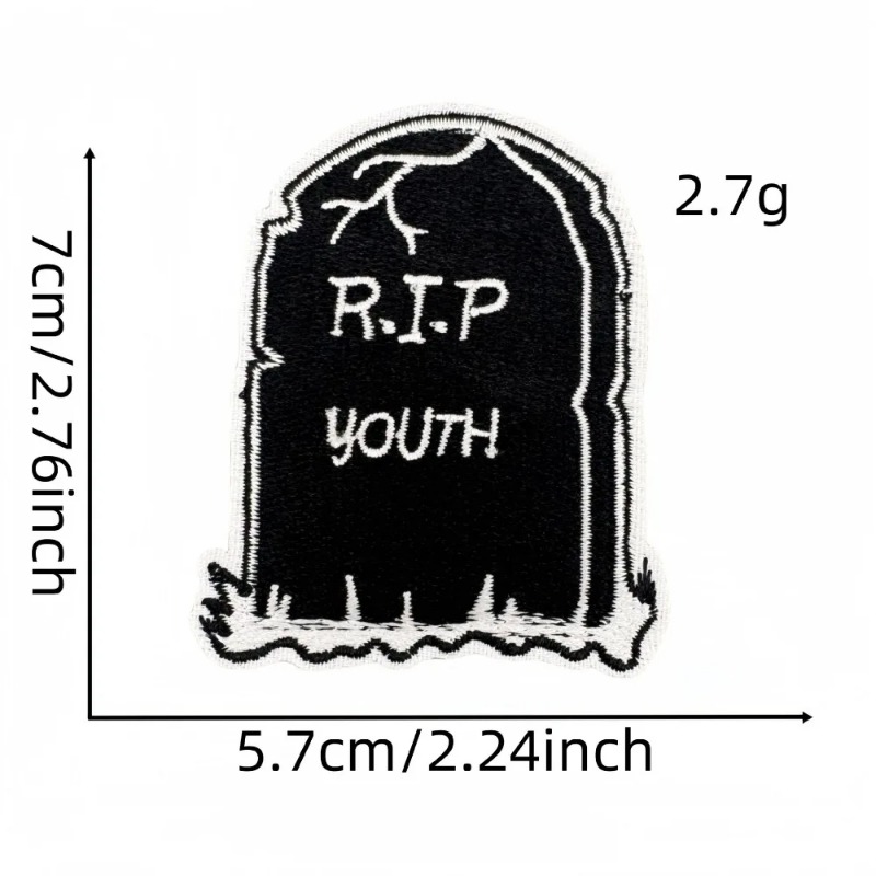 Patch Bordir Tempel Setrika Bl - Embroidery On Black Shirt ulasan dan harga
